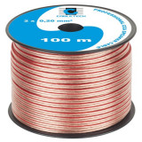 CABLU DIFUZOR CCA 2X0.20MM TRANSPARENT 100M, Cabletech