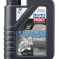 Ulei Motor 4T LIQUI MOLY Street 15W50 1l, API SL JASO MA-2 Semi-synthetic