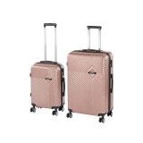 TraveLux Pro X set valiză rulantă aur roz