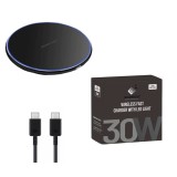 Incarcator Wireless Fast Charging Pad QI, 15W, Negru