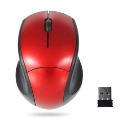 Mini Mouse Laptop Gaming PC Rosu Mic Wireless 2000 dpi Nano Receiver USB foto