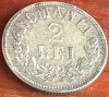 2 LEI 1875, CAROL I / Argint (.835)/ 10 g. / 27 mm./ SE VINDE MONEDA DIN IMAGINI