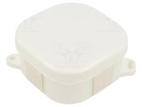 Cutie de Conexiuni 92x92x44mm IP54 Albă