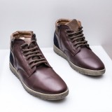Ghete piele Vaughan maro