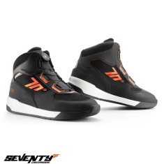 Ghete pentru scuter - motocicleta Urban Unisex Seventy model SD-BC10 culoare: negru/portocaliu Negru/portocaliu 44