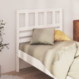 Gossi tablie de pat, alb, 81x4x100 cm, lemn masiv de pin