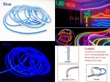 Banda LED decor 2835 5M albastru IP65