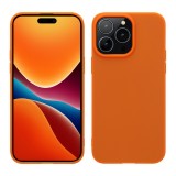 Husa Kwmobile pentru Apple iPhone 14 Pro Max, Silicon, Portocaliu, 59078.69