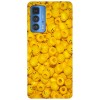 Husa compatibila cu Motorola Moto G22 model Lego head, Silicon, TPU, Viceversa, Transparent, Carcasa