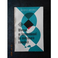 ILEANA VERZEA - BYRON SI BYRONISMUL IN LITERATURA ROMANA