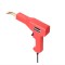 Pistol pentru lipit si sudat plasticul, putere 50W, Trusa de Protectie cu 4 tipuri de capse, Rosu