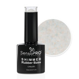 Cumpara ieftin Shimmer Rubber Base SensoPRO Milano - #43 Diva Symphony, 10ml