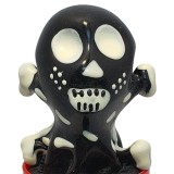 Condomerie-Prezervative Decorative Pictate Manual Craniu Negru