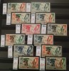 Polynesia , Colonii franceze 1949 - Omnibuse , 75 ani U.P.U. ,, 12 colonii franceze, serii de cate 1 valoare , dantelate , MNH, Organizatii internationale, Nestampilat