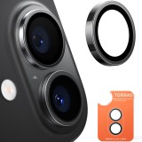 Folie camera iPhone 16 Plus Torras Lensguard Camera Protector, negru