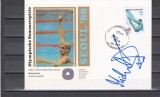 Germania 1988 - Jocurile Olimpice - Seul - &Icirc;not, Michael Gros, FDC cu Semnatură