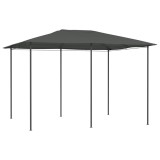 Pavilion, antracit, 3x4x2,6 m, 160 g/m&sup2; GartenMobel Dekor, vidaXL