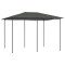 Gossi pavilion, antracit, 3x4x2,6 m, 160 g/m2