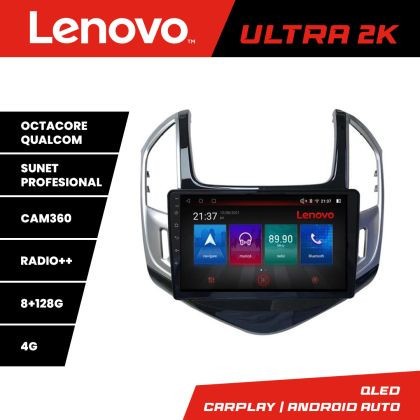 Navigatie Chevrolet Cruze 2013-M-1267 Octa Core Android Radio Bluetooth GPS WIFI/4G DSP 2K 8+128GB 360 Toslink CarStore Technology