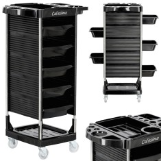 Asistent de coafor cu cărucior pe roți pentru vopsire X8-2 la salonul de &icirc;nfrumusețare dulap cu sertare