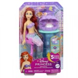 DISNEY PRINCESS PAPUSA ARIEL SI MASUTA DE MACHIAJ CU SURPRIZE SuperHeroes ToysZone, Mattel