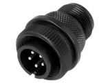 Conector Circular Aluminiu Negru 14S 97-3106A-14S-5P