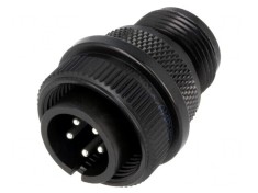 Conector Circular Aluminiu Negru 14S 97-3106A-14S-5P
