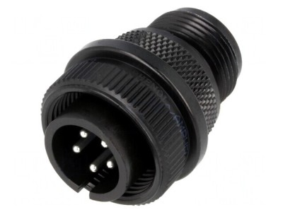 Conector Circular Aluminiu Negru 14S 97-3106A-14S-5P foto