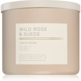 Bath &amp; Body Works Wild Rose &amp; Suede lum&acirc;nare parfumată 411 g