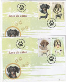 Romania 2012-FDC-Rase de caini, Asia, Fauna