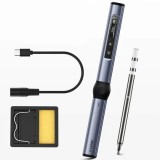 Ciocan de lipit 65W afisaj digital cu acumulator USB-C varf BC2 FNIRSI HS-01