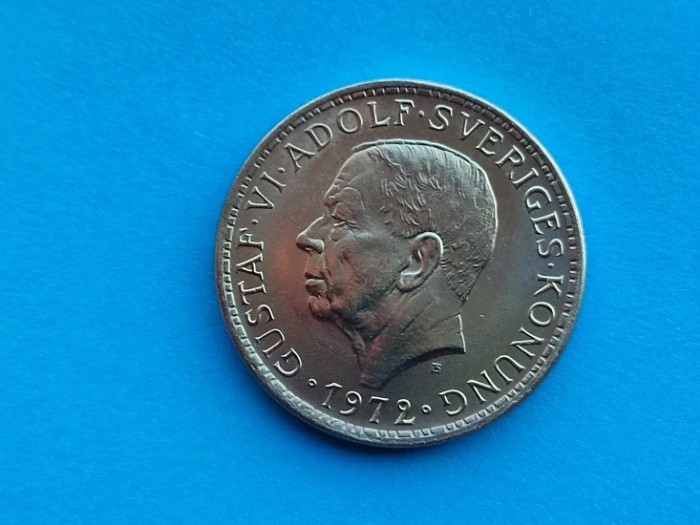 5 Kronor 1972 Suedia-stare excelenta