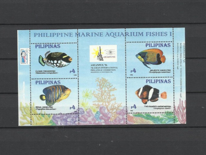 FILIPINE 2006 FAUNA MARINA PESTI DE ACVARIU