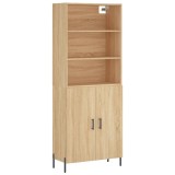 Cumpara ieftin Dulap inalt, stejar sonoma, 69,5x34x180 cm, lemn compozit
