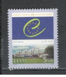 Estonia.1999 50 ani Consiliul Europei SE.88, Nestampilat