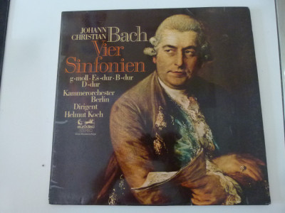 Patru simfonii - J.Ch. Bach foto