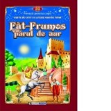 Fat Frumos cu parul de aur. Carte de citit cu litere mari de tipar