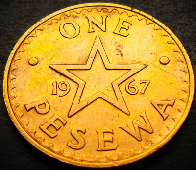 Moneda exotica FAO ONE PESEWA - GHANA, anul 1967 * cod 3263 B foto