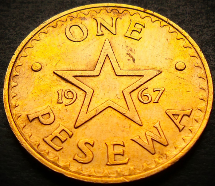 Moneda exotica FAO HALF PESEWA - GHANA, anul 1967 * cod 3263 B