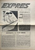 Almanah Expres Nr. 13 1990 Revista Periodica Romana Coperti Brosate Dimensiune 42x30cm Stare Buna Almanah