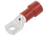 BM GROUP V&acirc;rf Inelar Tubular M14 Izolat Rosu Poliamida Crimpat, Sectiune Cablu 240 mmsup2