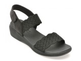 Sandale SKECHERS negre, ARYA, din material textil