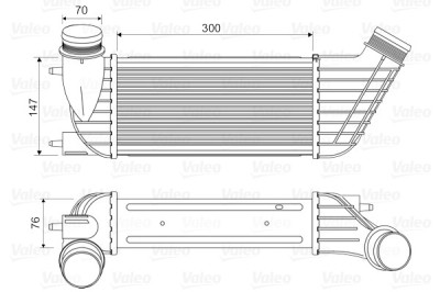 VALEO 818651 Intercooler, compresor foto