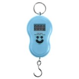 Cantar Electronic Portabil FOXMAG24, 50kg, Ecran LCD, Portabil, Sisteme de Atentionare pentru Greutate depasita sau Baterie descarcata, Albastru