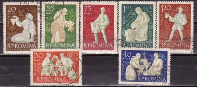 C2392 - Romania 1960 - Viticultura 7v.,stampilat,serie completa foto
