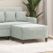 vidaXL Taburet, gri deschis, 70x55x41 cm, catifea