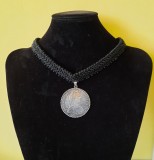 Zgardan cu moneda de argint in montura - B 5908, Europa