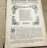 CRT10DE Carte veche Germana -Franziskus-Glocken (Ianuarie 1929, Wurzburg) - Revista veche catolica franciscana de colectie