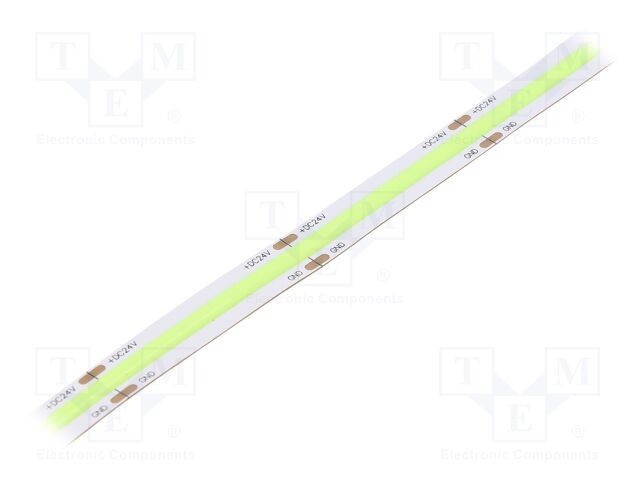 Bandă LED COB verde 10mm IP20 10W/m WISVA OPTOELECTRONICS