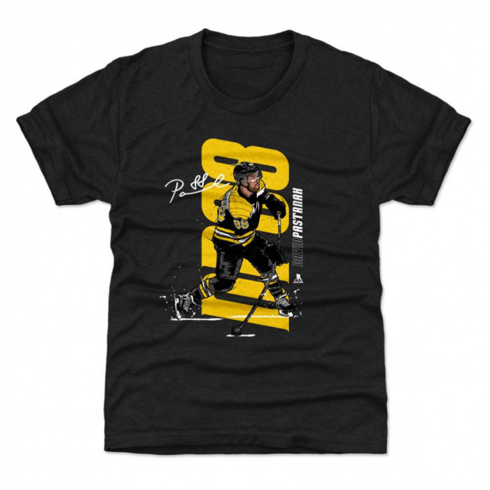 Boston Bruins tricou de copii David Pastrň&aacute;k #88 Vertical WHT 500 Level - dětsk&yacute; XS